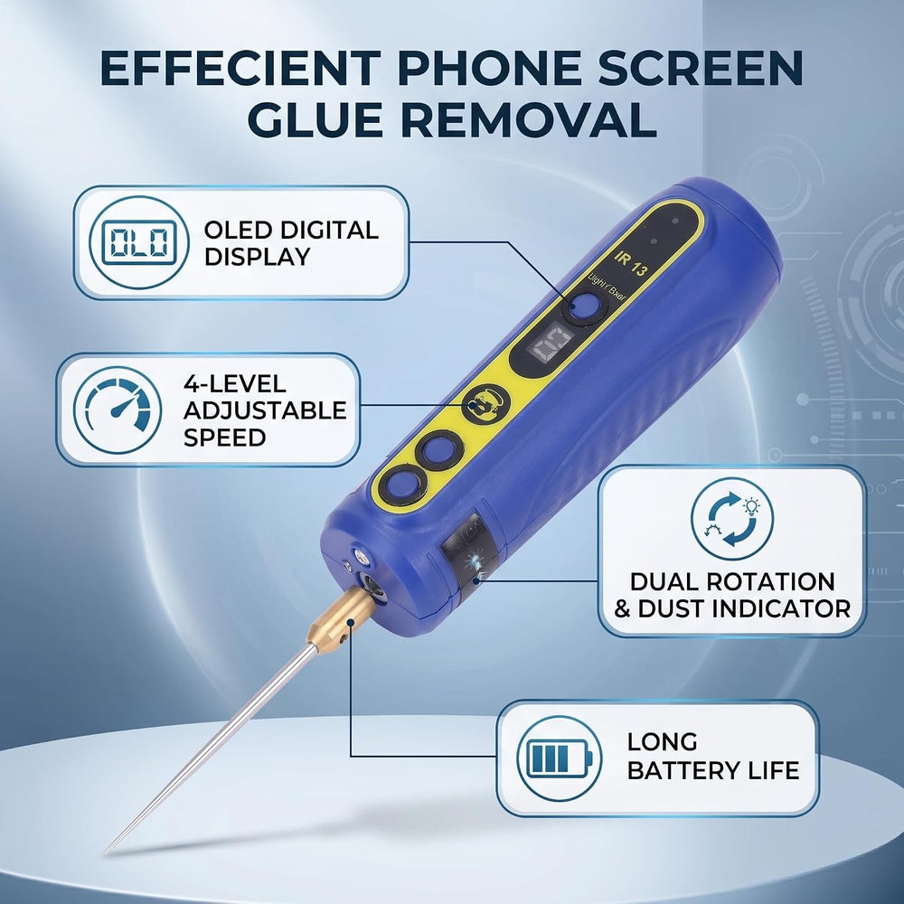 Electric Glue Removal Tool, 4 Levels Adjustable Speed CW CCW Motor