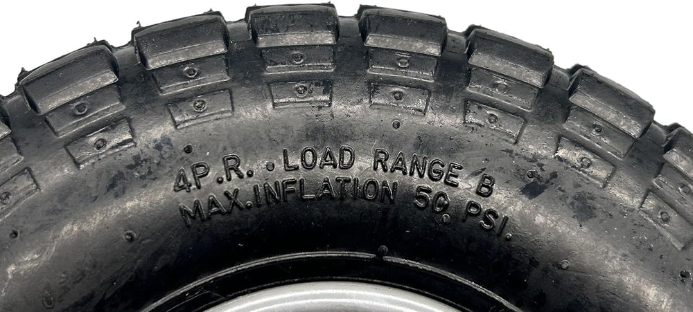 4.10/3.50-4 Sulky Replacement Tire with 5/8 & 3/4 Axle, 2.25"-5.00&q...
