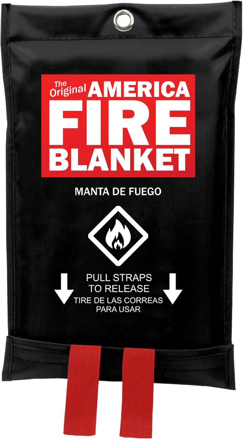 America Fire Blanket, Fire Blanket – Puts Out Fires in Seconds, Never Expires...