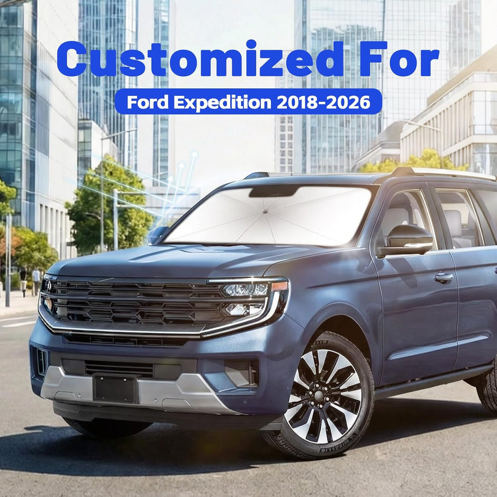 Car Windshield Sun Shade for Ford Expedition 2018-2026 โ[Reflective Coated Fa...