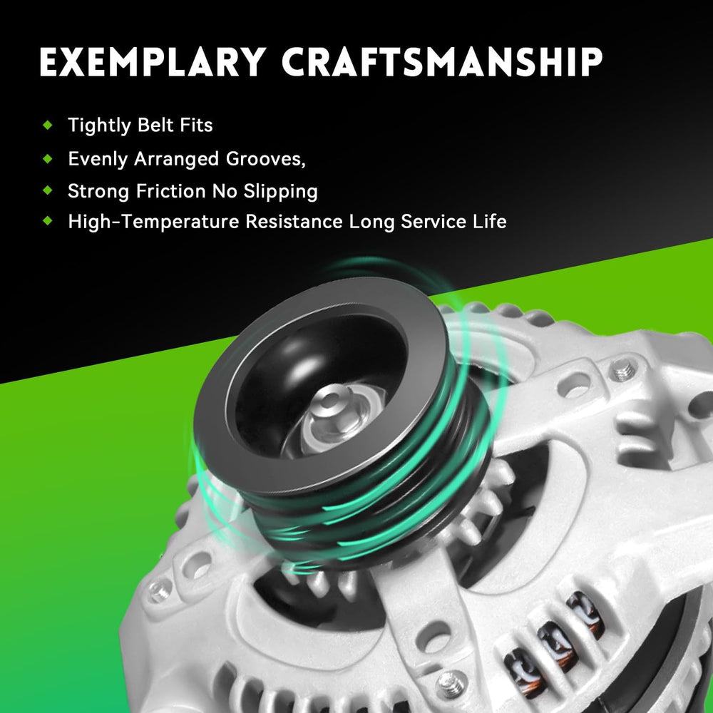 13980N Alternator Replacement For 2003-2007 Honda Accord 2.4, 2006-2011 Civic...