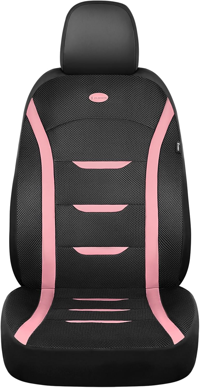Seat Cover, Car Seat Covers Front Set, Air Cool Mesh Thick Car Seat Covers, C...