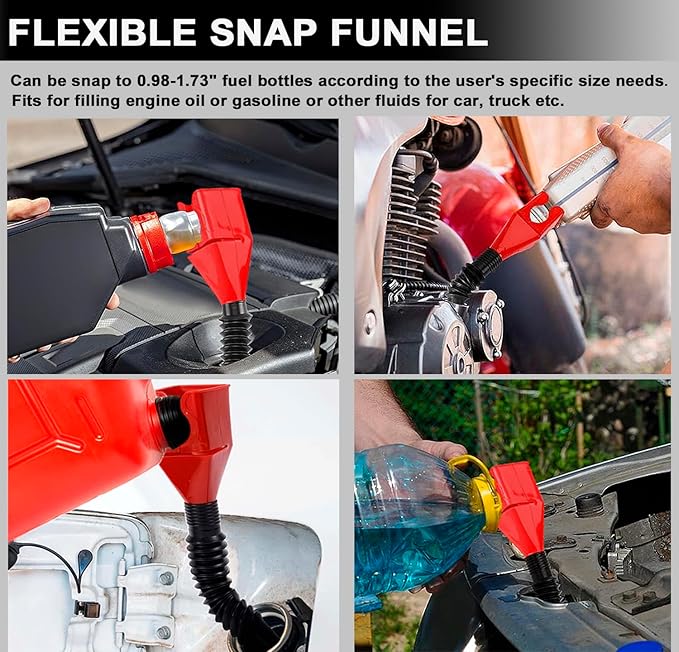 8pcs Oil Filter Wrench Set, Oil filter Removal Tool Adjustable from