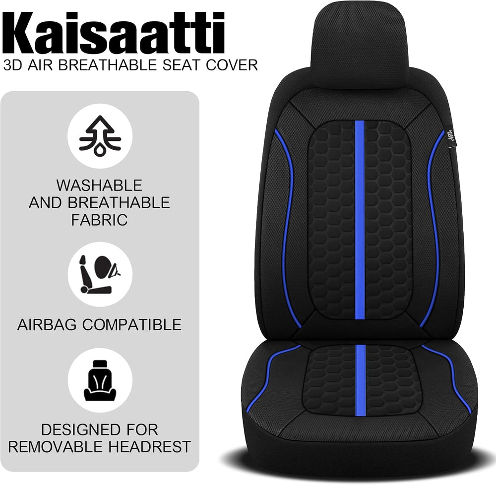 Breathable Premium Car Seat Covers Full Set๏ผ3D Air-Mesh Seat Covers for Cars๏ผ...