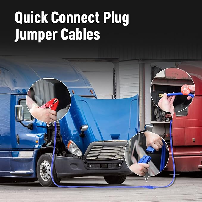 TOPDC Jumper Cables, 1 Gauge 30 Feet 800A Booster Cables