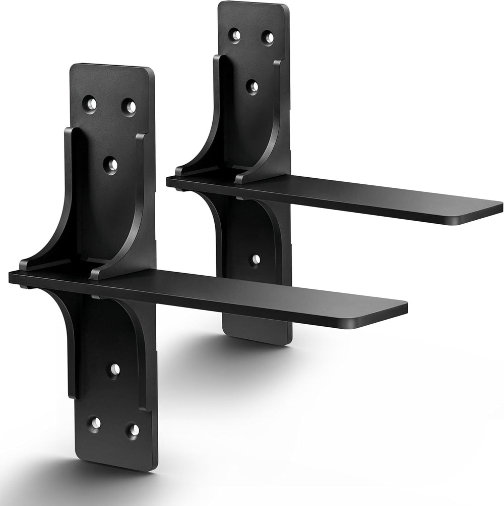BATODA 10” Solid Steel Free Hanging T Shelf Bracket (2PCS) (Patent Pending)