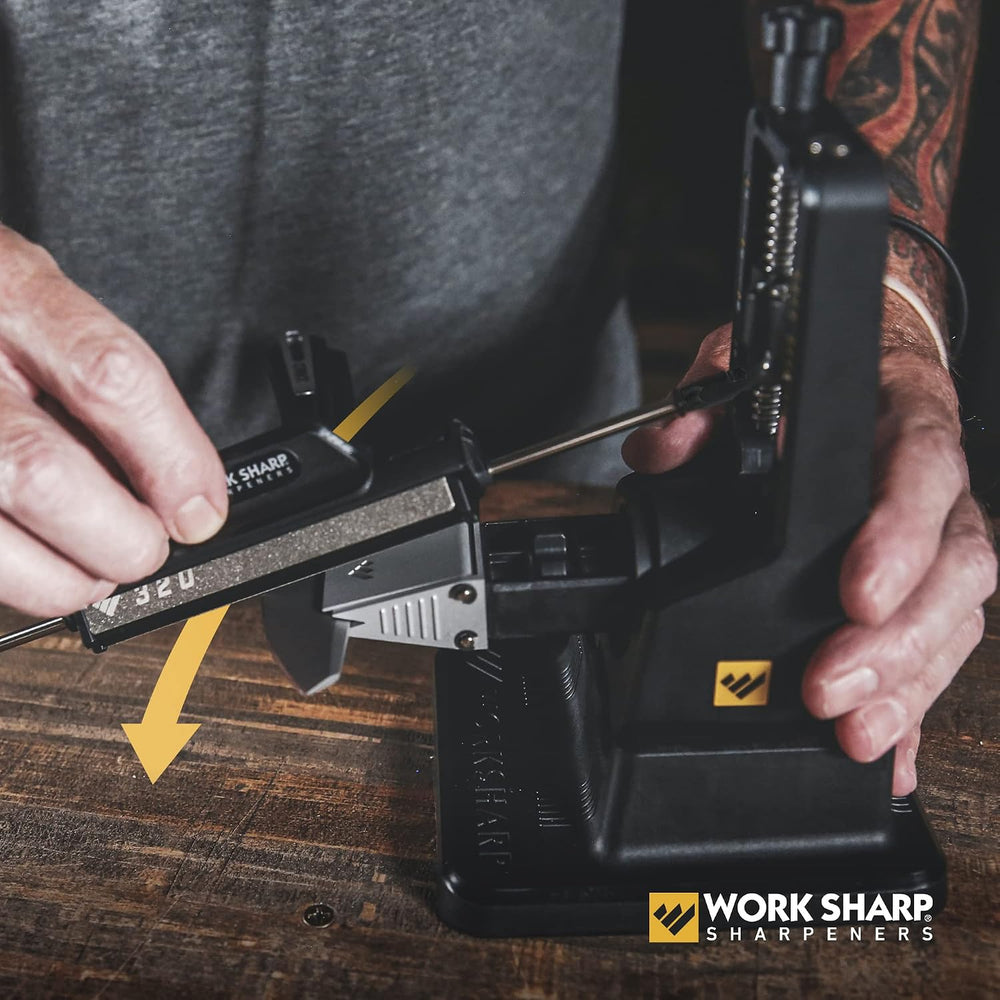 Work Sharp Precision Adjust Knife Sharpener Kit, Fixed Angle System