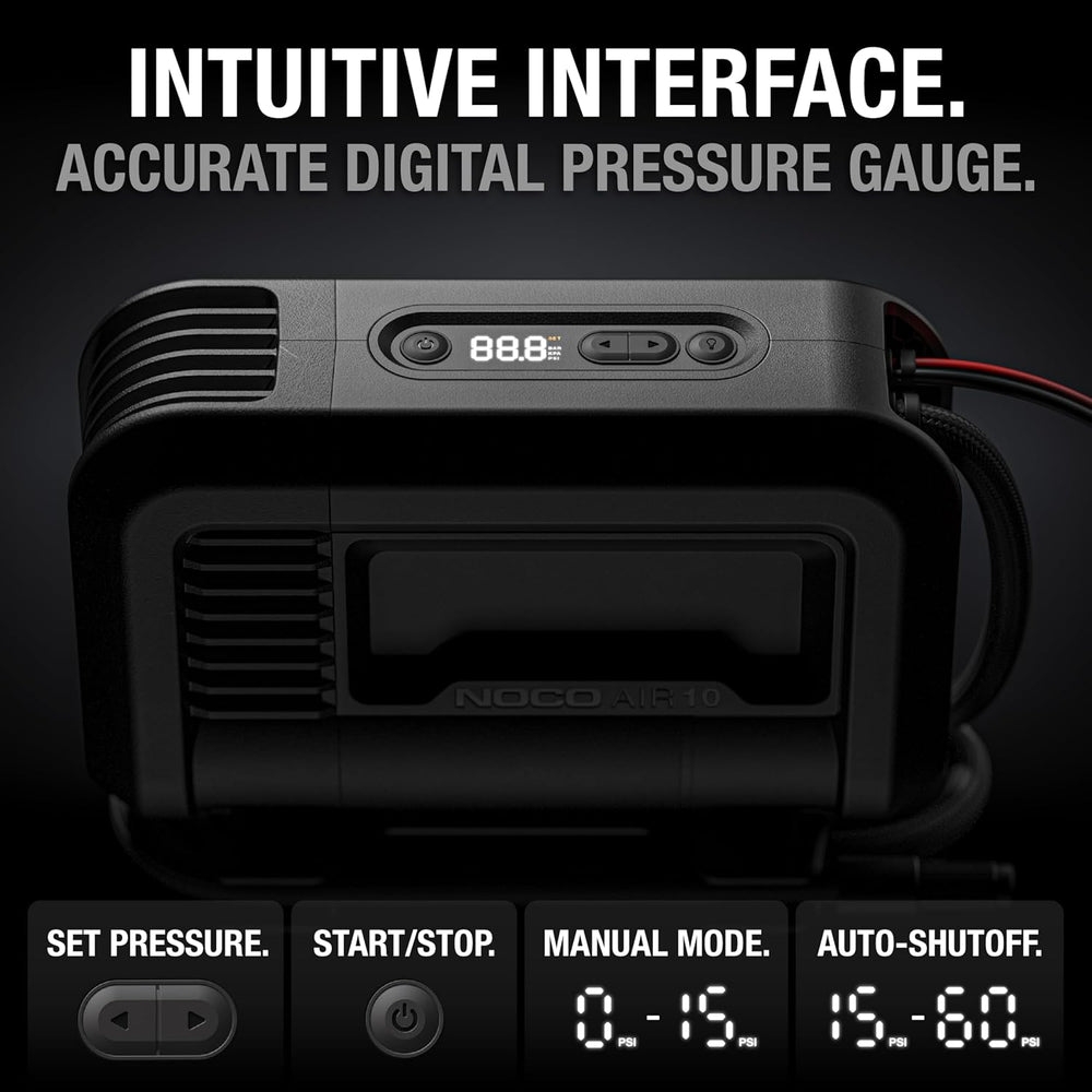NOCO AIR10 36 LPM 12V Portable Tire Inflator & Air Compressor