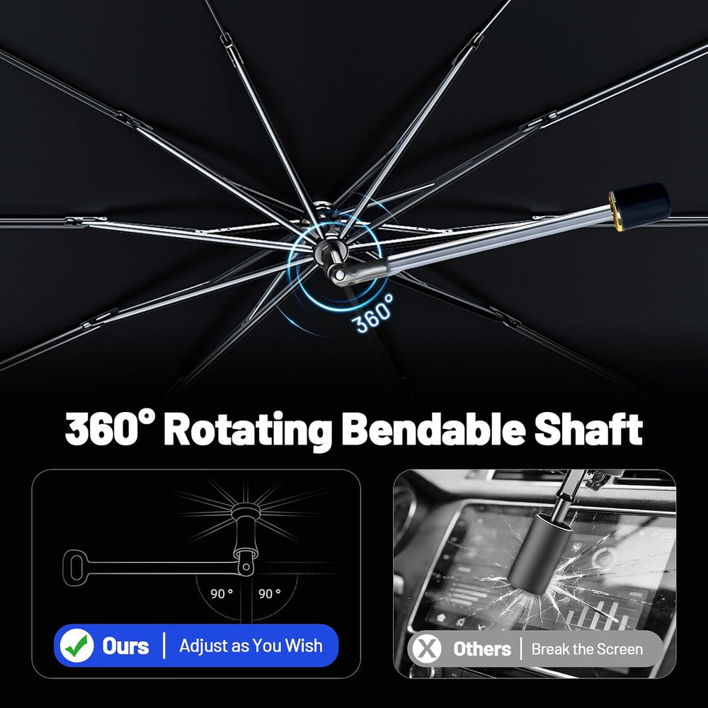 Car Windshield Sun Shade for Ford Expedition 2018-2026 โ[Reflective Coated Fa...
