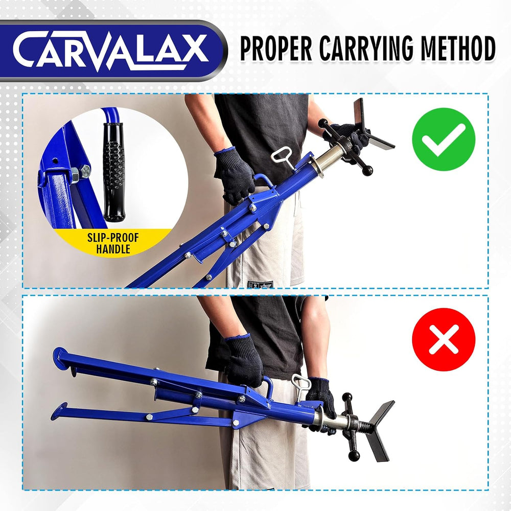 CARVALAX V-Head Pipe Jack Stands, Adjustable Pipe Stand for Welding | 28"...