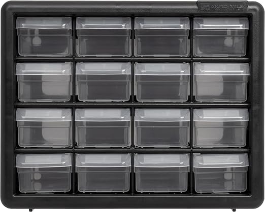 Akro-Mils 16-Drawer Plastic Drawer Storage Cabinet