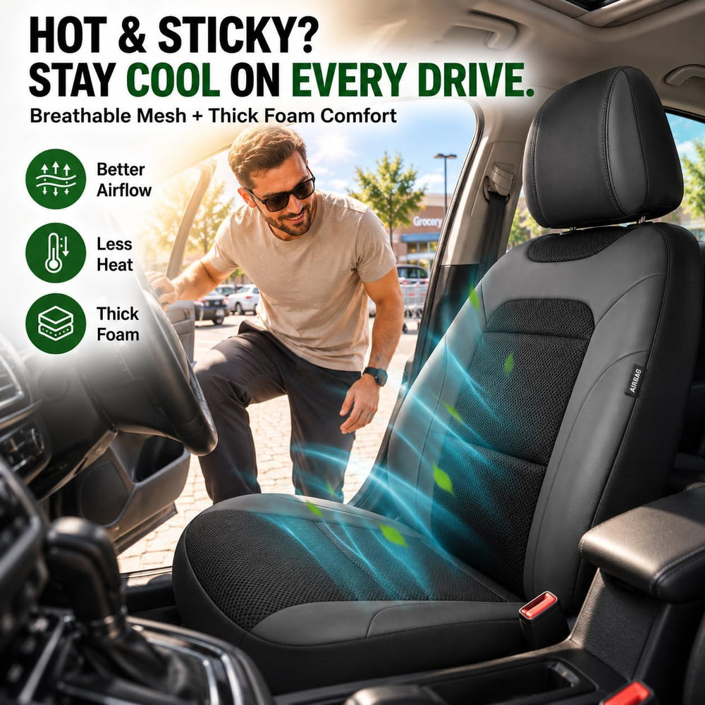 GIANT PANDA Air Cool Mesh Car Seat Cover Custom Fit Subaru Outback Forester C...