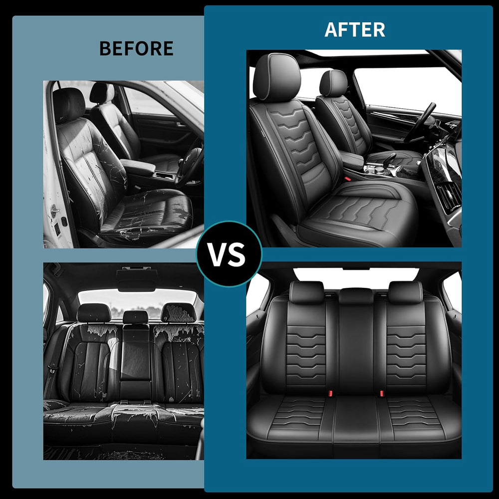 Car Seat Covers for Hyundai Kona 2018-2025 2026 Black