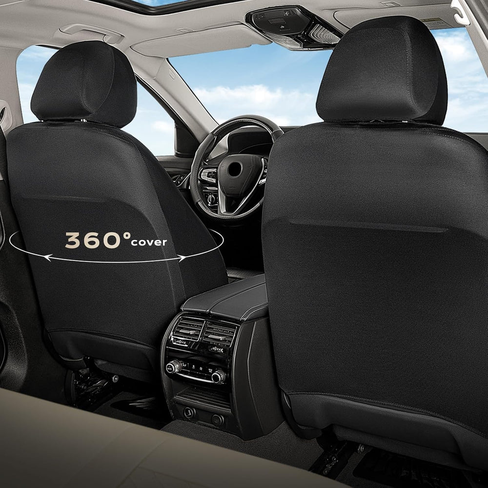 Coverado Car Seat Covers Full Set, Automotive Front and Rear Seat Covers with...