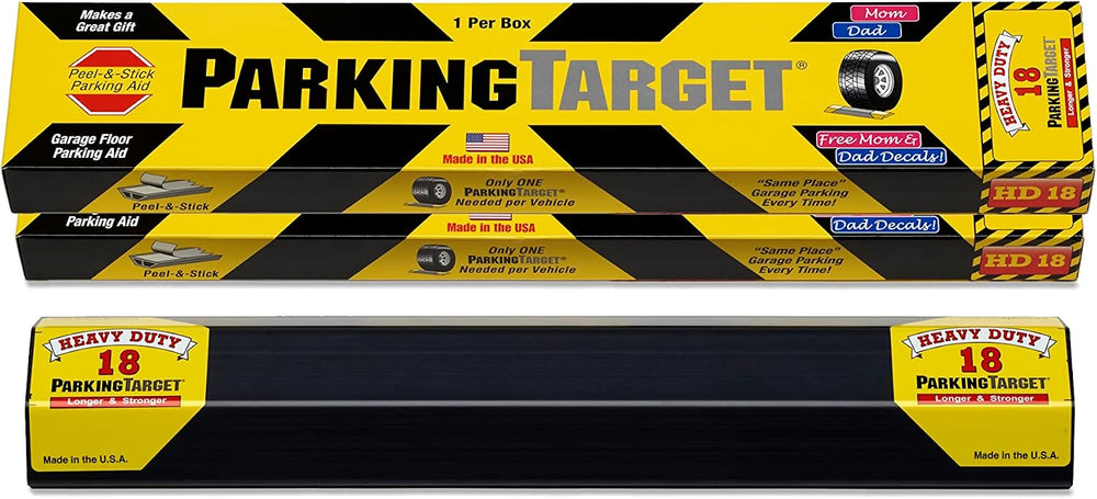 18" Heavy Duty Garage Parking Aid, 2-Pack, Peel & Stick