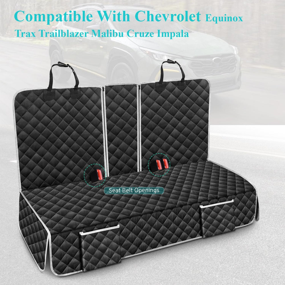 Dog Car Seat Cover for Chevy Equinox/Trax/Trailblazer/Malibu/Cruze/Impala