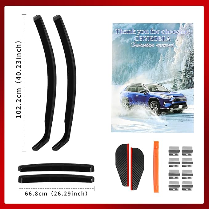 in-Channel Rain Guards Fit for Nissan Altima 2019 2020 2021 2022 2023 2024 20...
