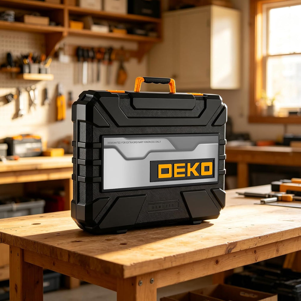 DEKOPRO 218-Piece General Household Hand Tool kit, Professional Auto Repair T...