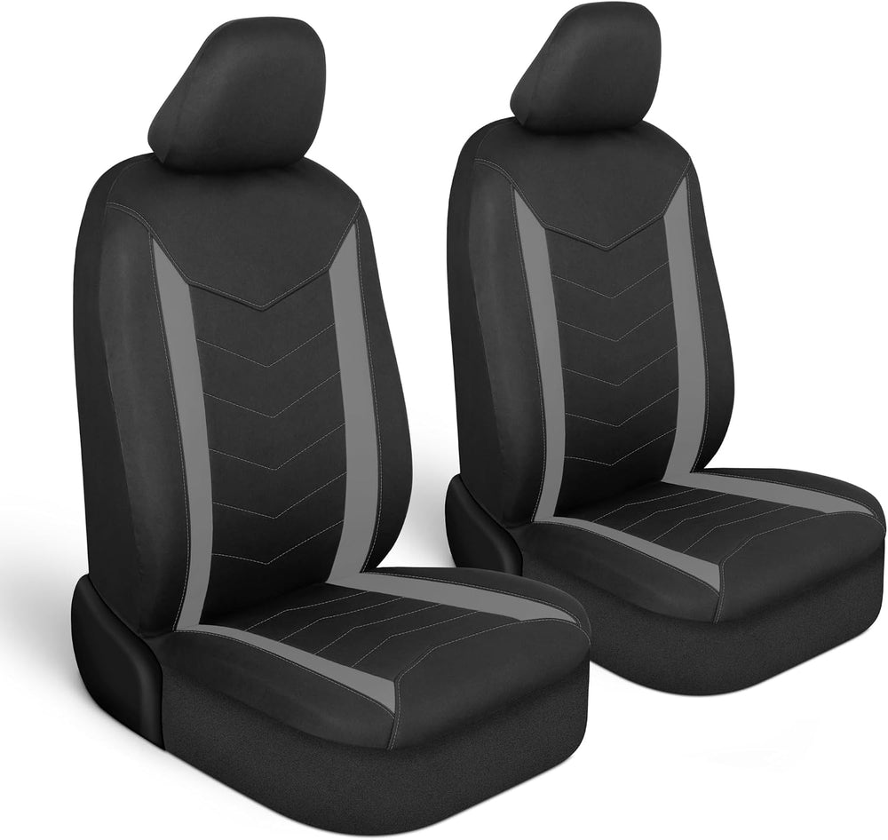 Motor Trend SpillGuard Seat Covers for Cars Trucks SUV – Gray Seat Covers wit...
