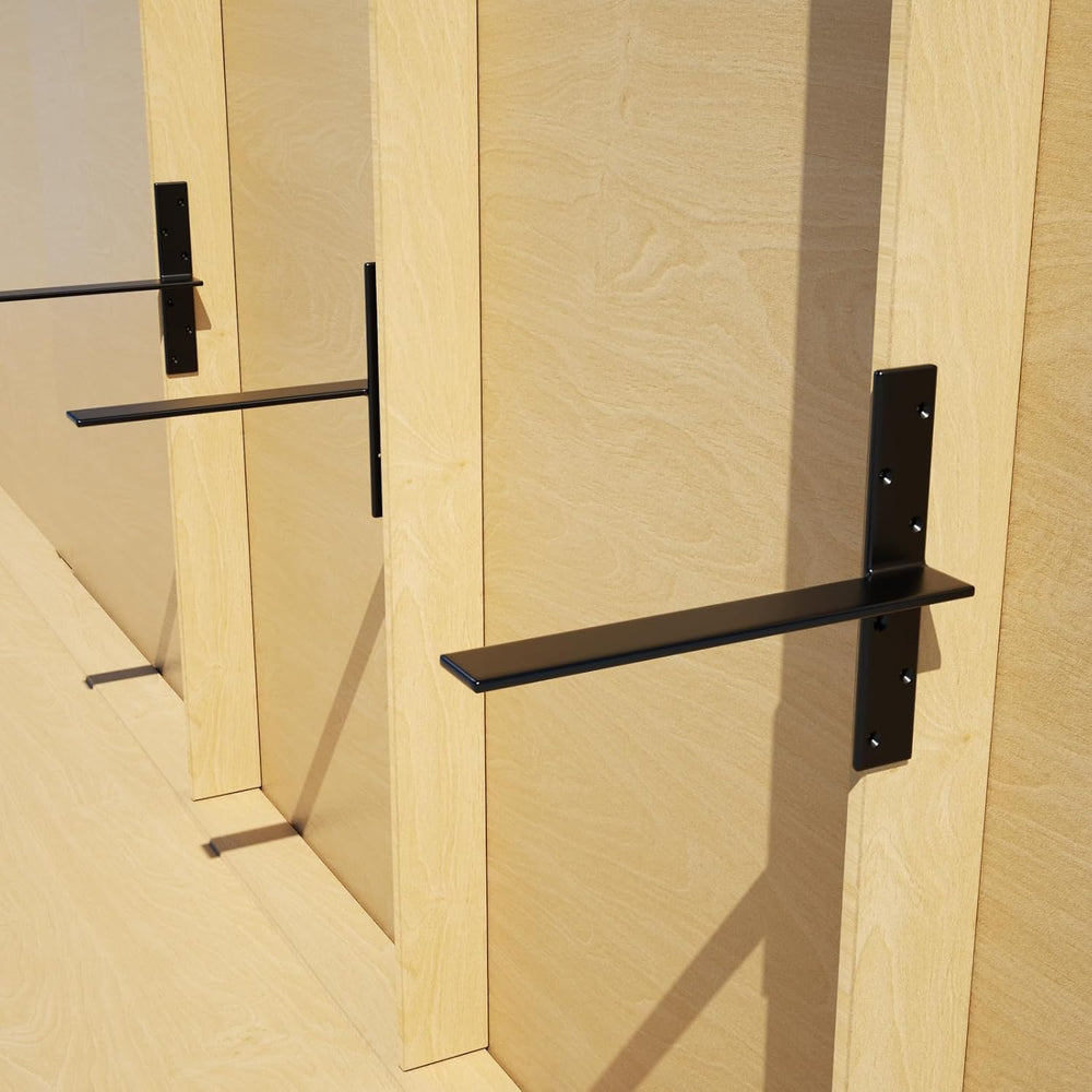Free Hanging Countertop Support Bracket 16" Lx2.5 W 2 Pack Hidden Floati...