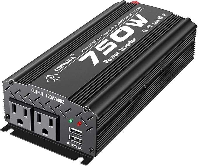 12V to 110V Inverter - 750W Car Inverter
