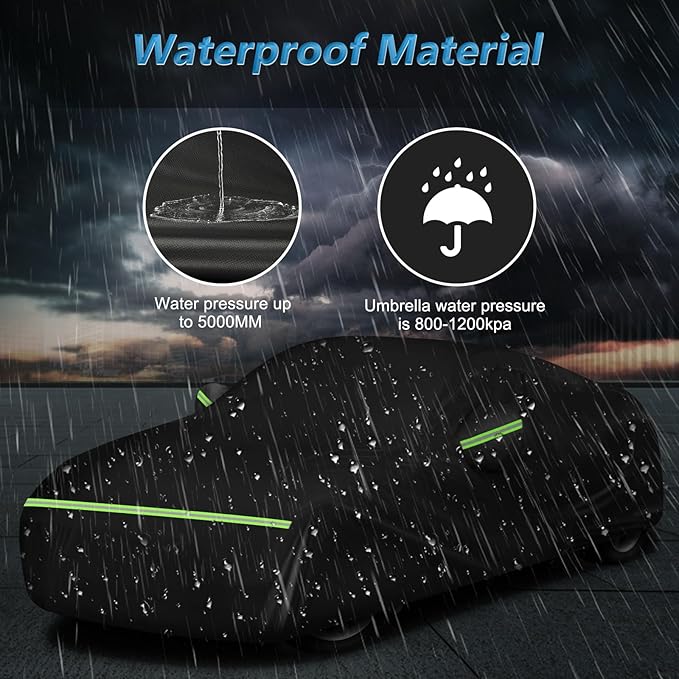 Car Cover Waterproof for 2003-2009 Nissan 350Z, 210D Oxford Cloth