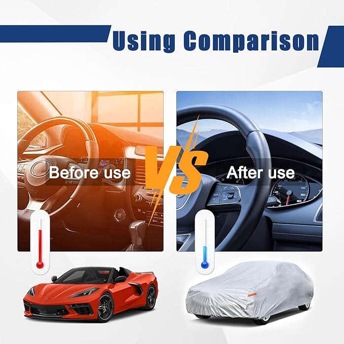 Kayme 6 Layers Car Cover Custom Fit