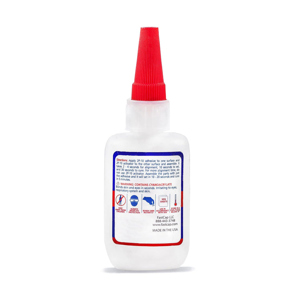 FastCap 2P-10 - Medium โ Industrial Strength Super Glue - CA (Cyanoacrylate A...