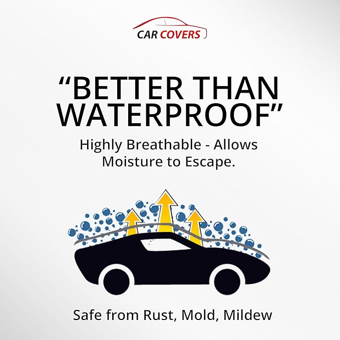 Car Covers Weatherproof Max Car Cover & Warranty Compatible