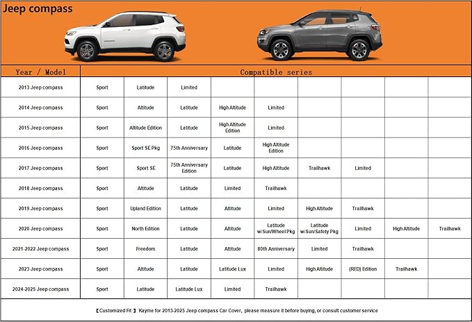 Kayme 6 Layers SUV Car Cover Custom Fit