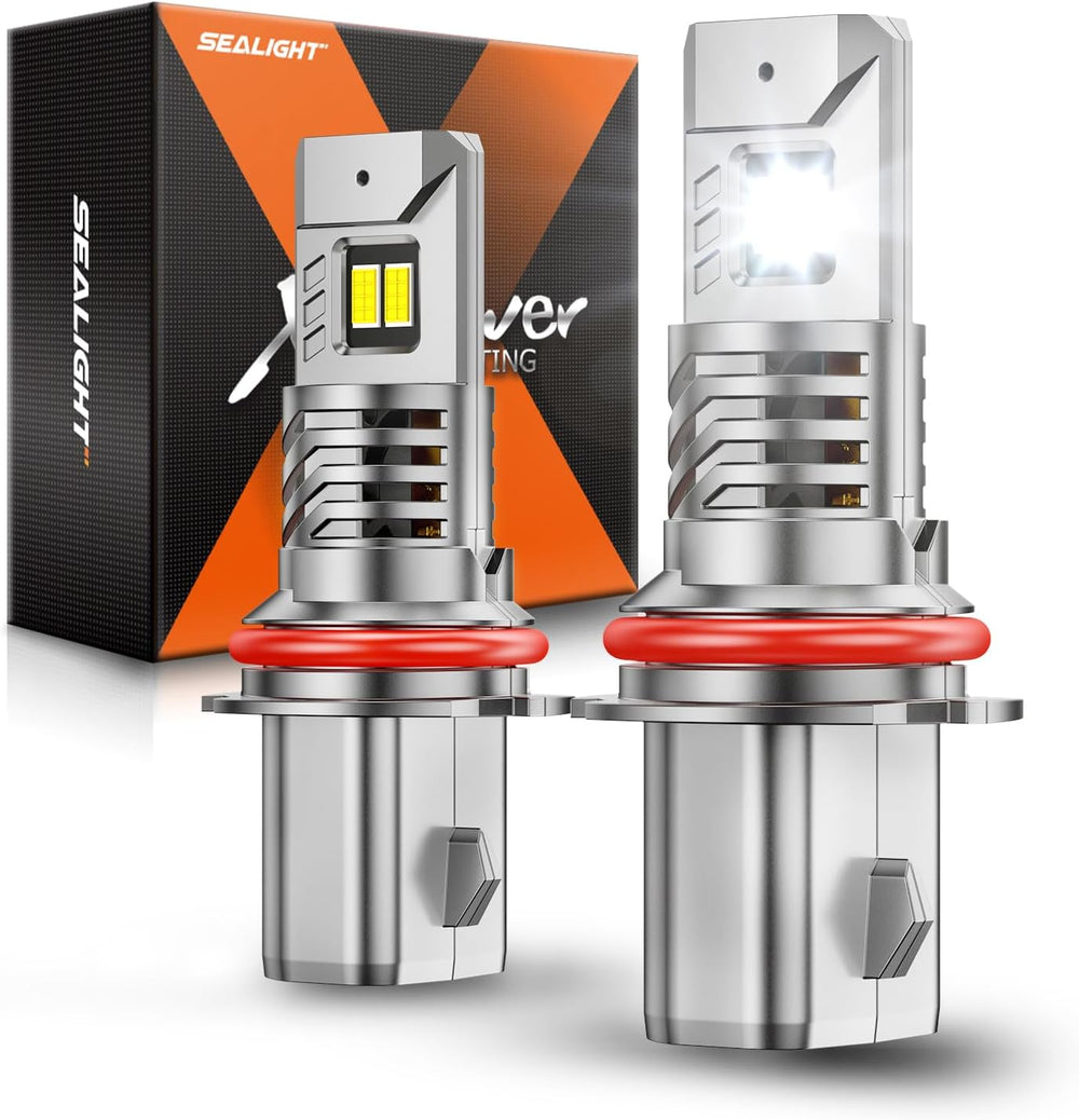 SEALIGHT HB5 Fog Light, 50,000LM 8X Brightness 9007 Bulbs with 5 Mins Plug-N-...