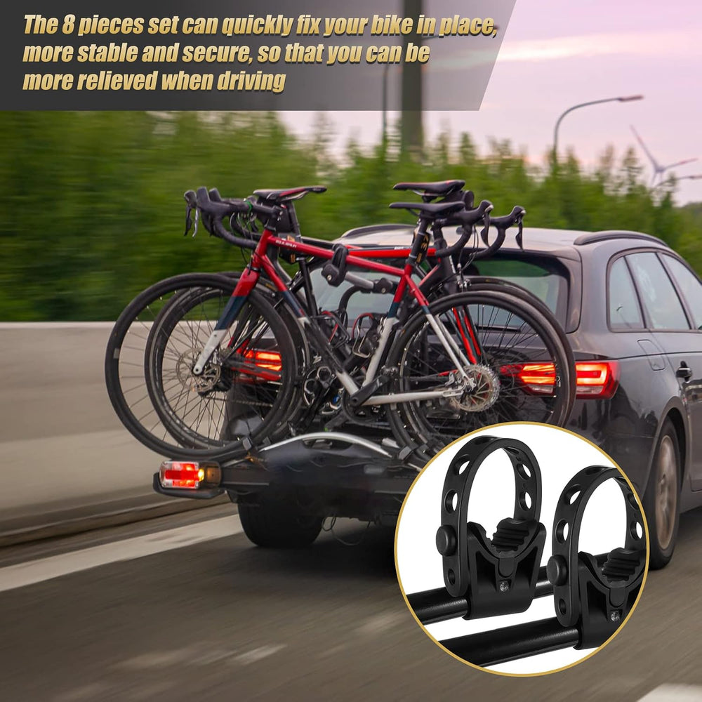 Fabbay 8 Sets Bike Rack Straps Replacement Bicycle Hitch Strap Cradle Car Rac...