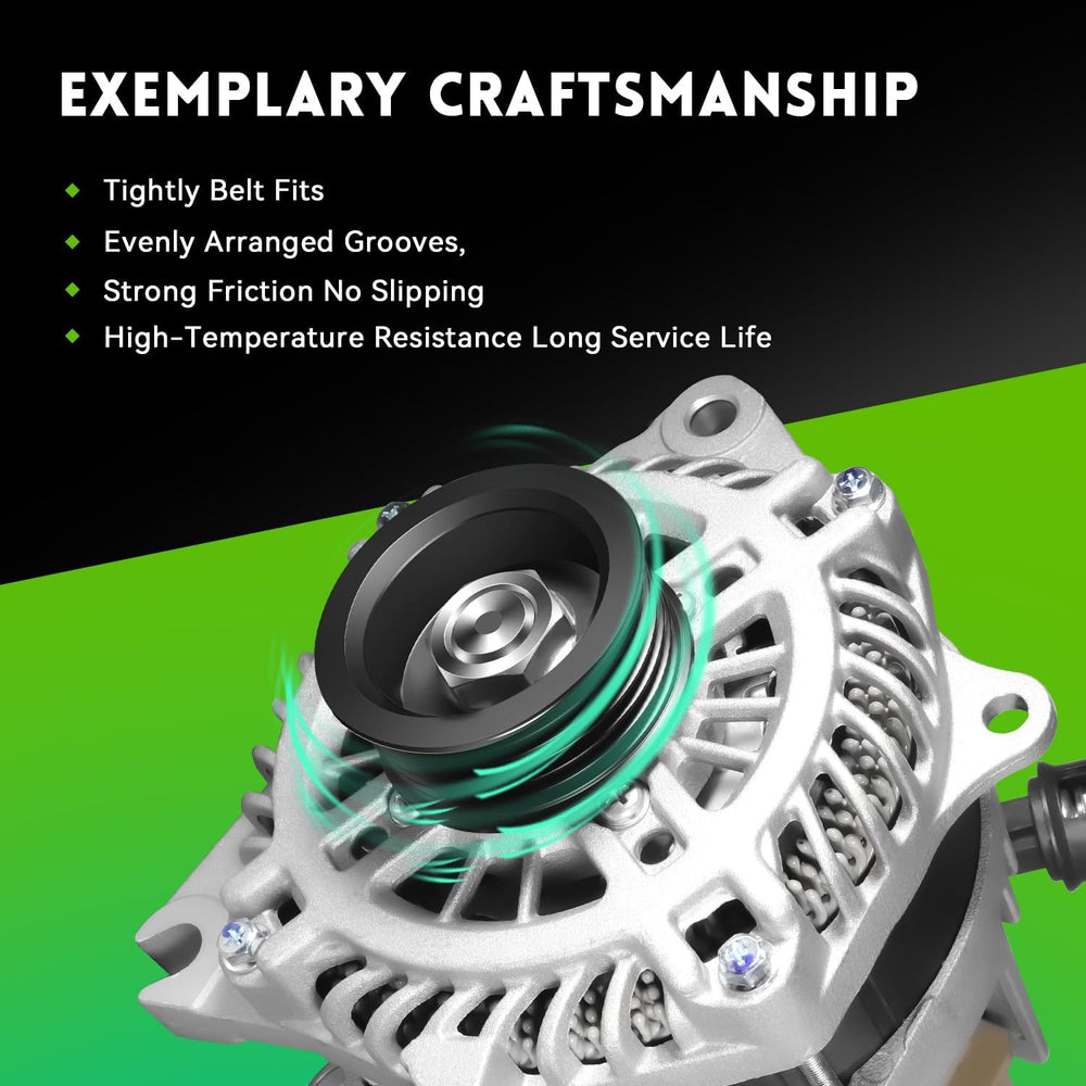A003TX1691 11688N Alternator 175Amp Compatible with13-16 Lincoln MKS V6 3.7L,...