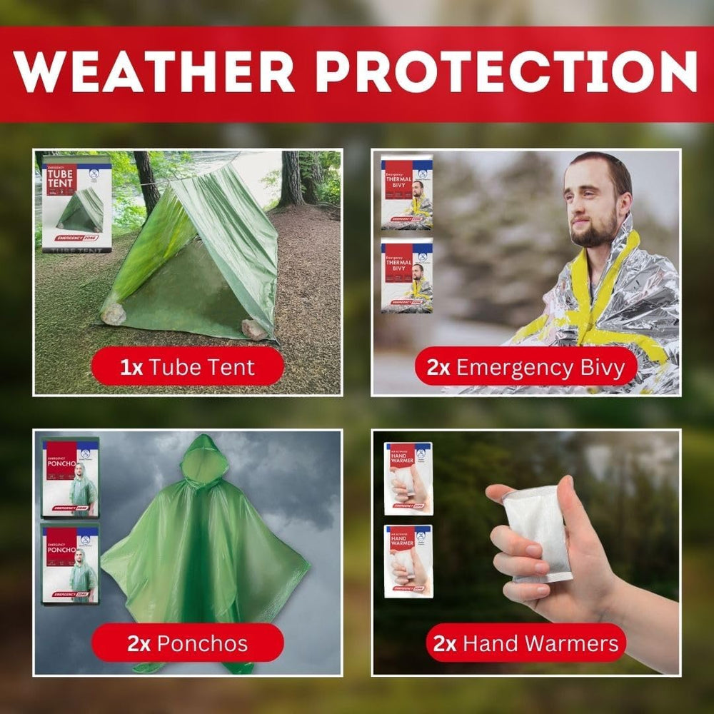 Urban Survival Bug-Out Bag/Go Bag and Disaster Survival Supplies for up to 6 ...