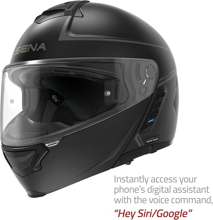 Sena Impulse DOT Flip Up Modular Bluetooth Helmet w/Sound by Harman Kardon Dual