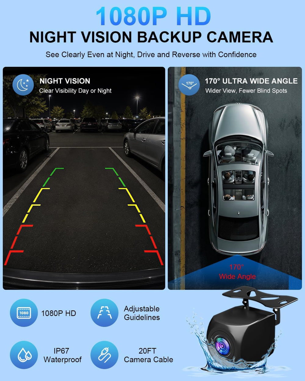 9" CarPlay Screen for Car, Wireless Apple CarPlay & Android Auto