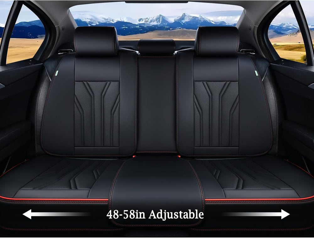 FLORICH Leather Seat Covers, Seat Covers Full Set, Car Seat Protectors 5 Seat...