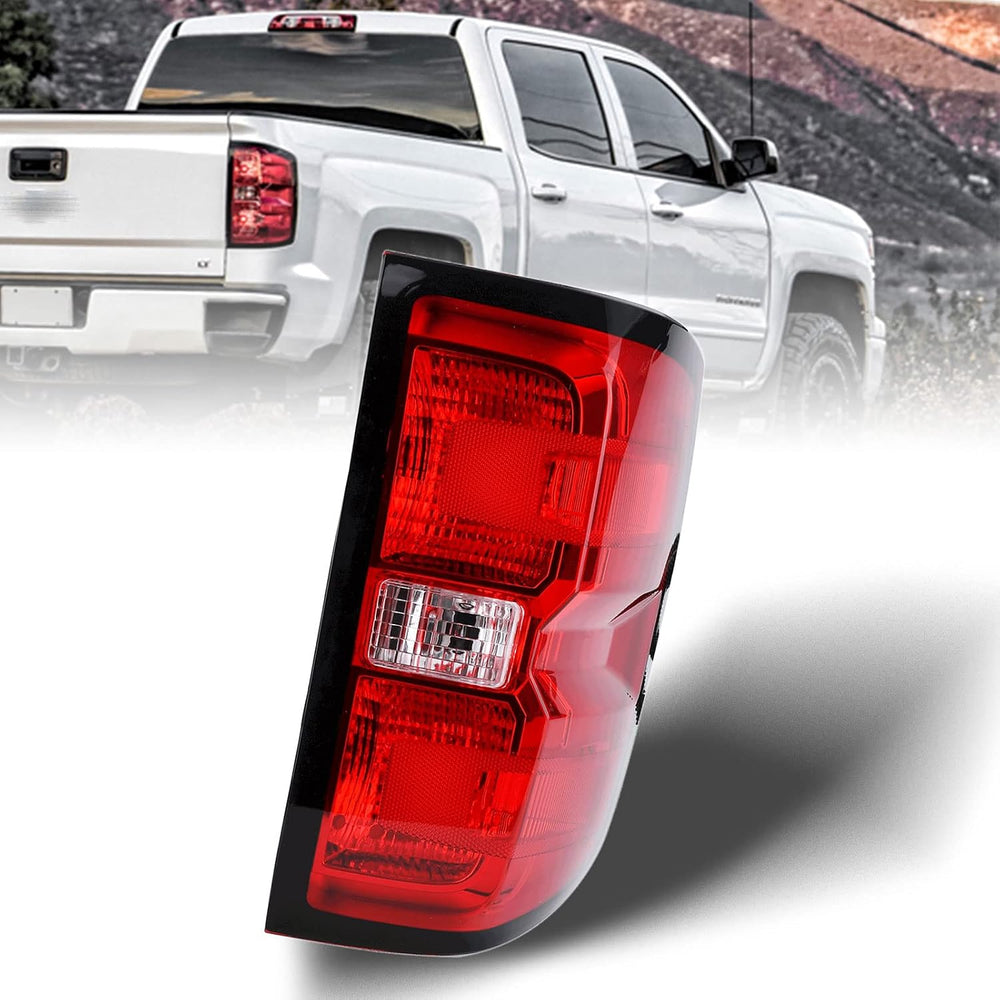 Tail Light Assembly Compatible With 2016-2019 Chevy Silverado 1500 2500 HD GM...