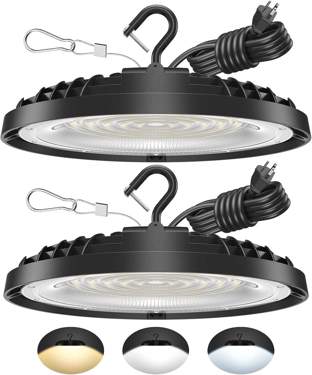 150W UFO LED High Bay Light Adjustable Color Temperature 6500K/5000K/3500K