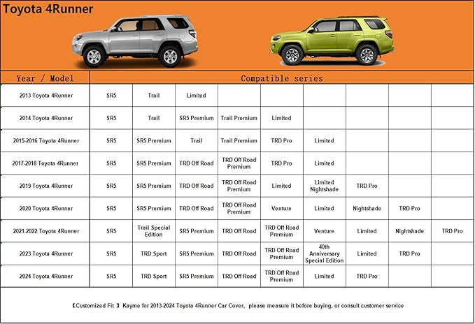 Kayme 6 Layers SUV Car Cover Custom Fit