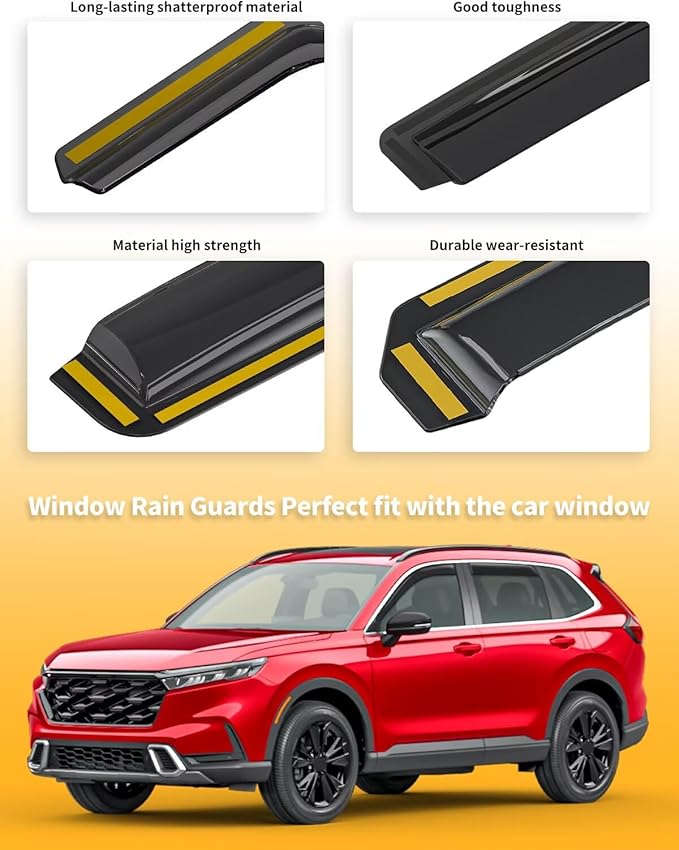 in-Channel Window Rain Guards Fit