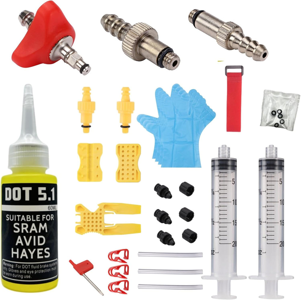 Avid Bike Brake Bleed Kit for All SRAM Series.Bicycle Hydraulic Brake Bleed K...