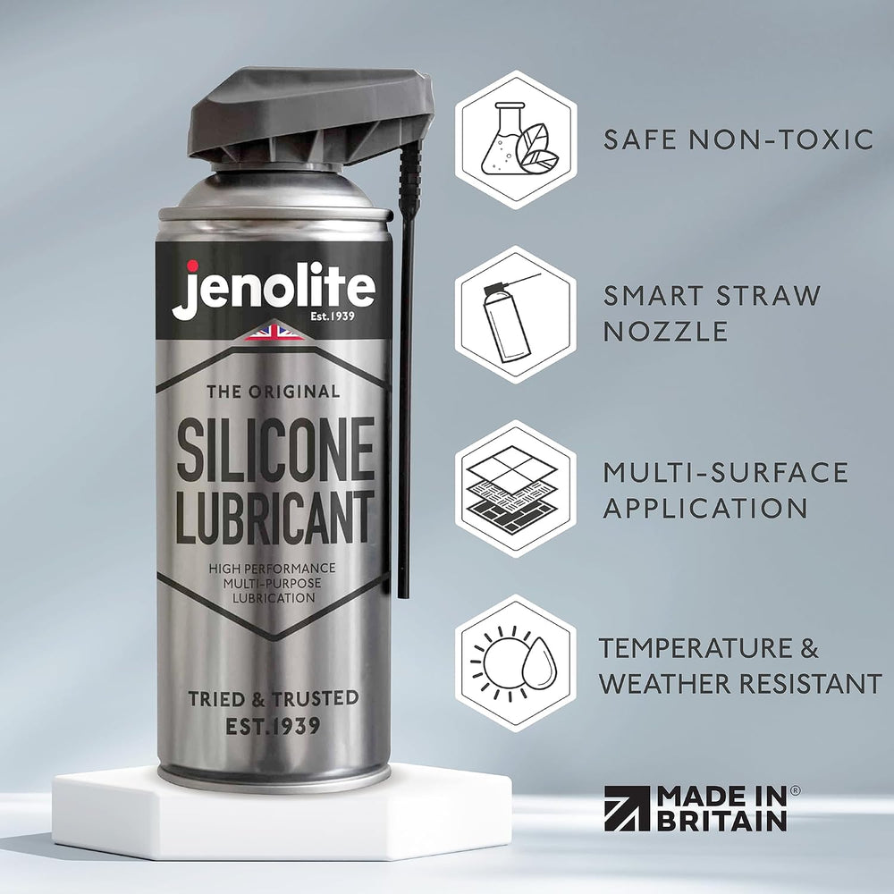 JENOLITE Silicone Lubricant Aerosol, 3x13.5oz