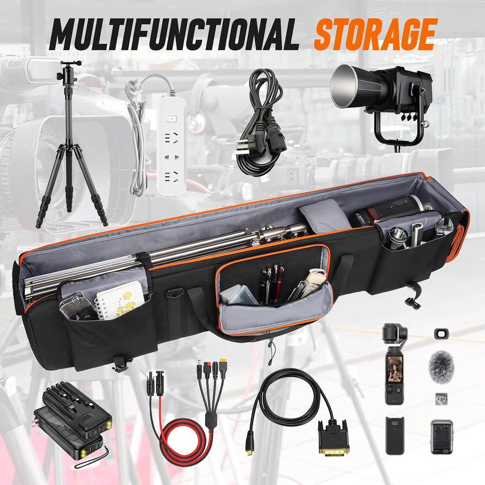 Tripod Carrying Case,50 Inch Tripod Light Stand and Photography Lighting Kit ...