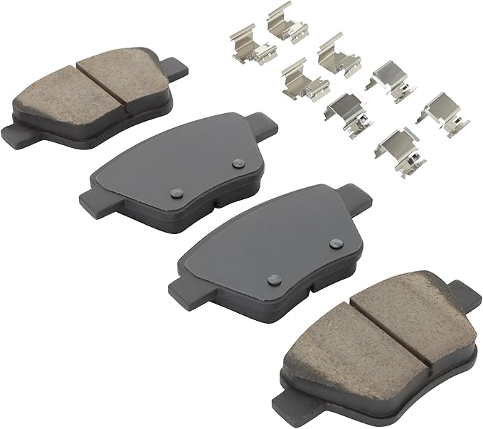 Premium Ceramic Rear Brake Pads Compatible