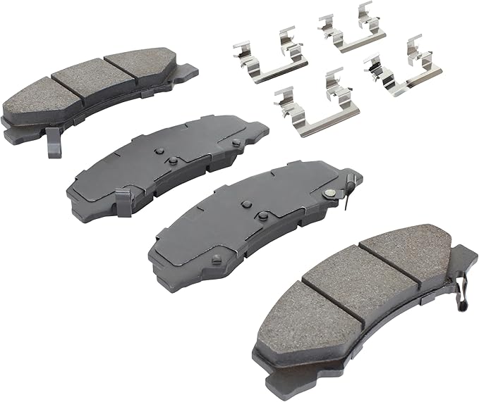 Premium Semi-Metallic Front Brake Pads Compatible