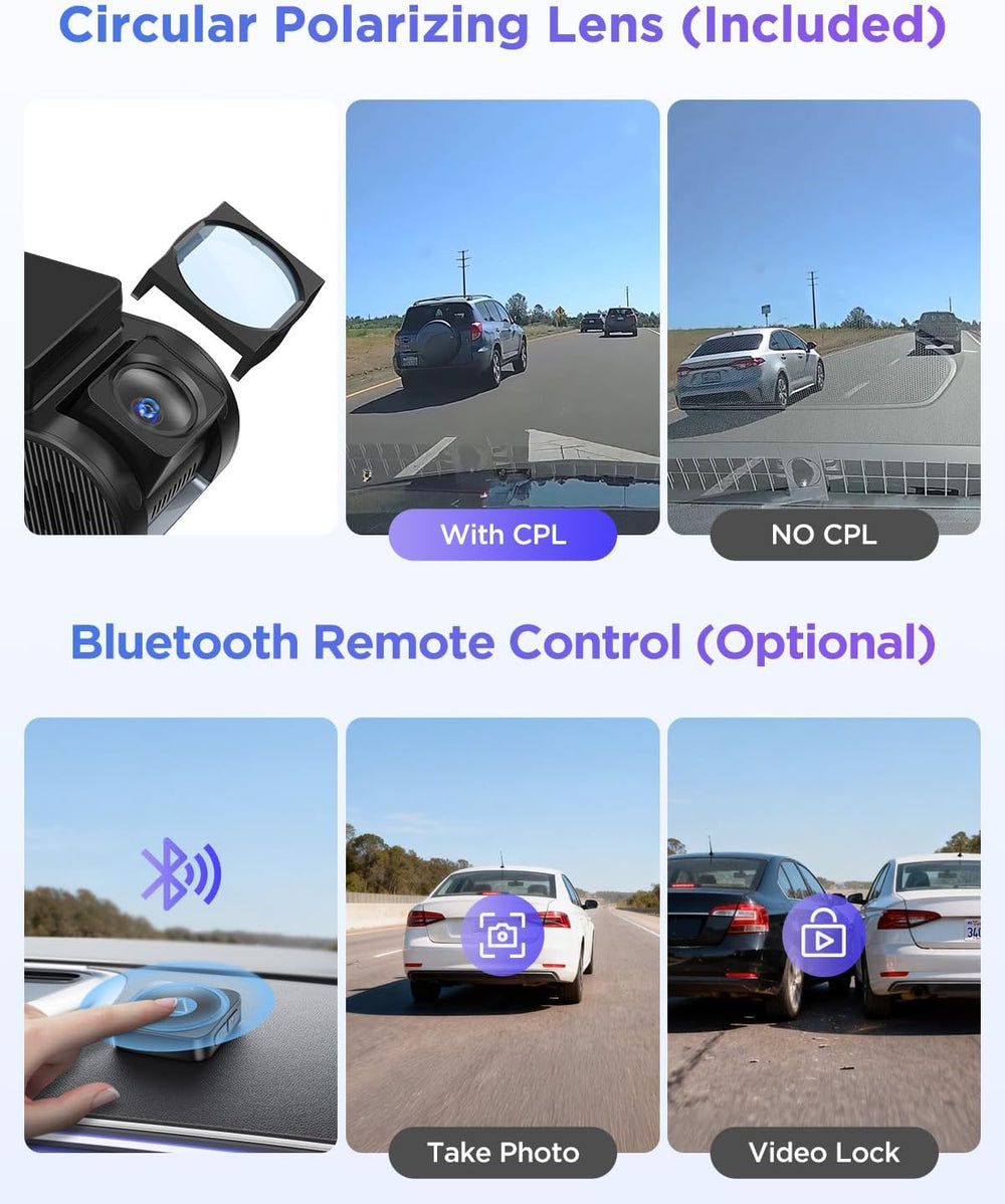 VIOFO A119M Pro 4K HDR Mini Dash Cam, STARVIS 2 IMX678 Sensor, Wi-Fi 6, GPS