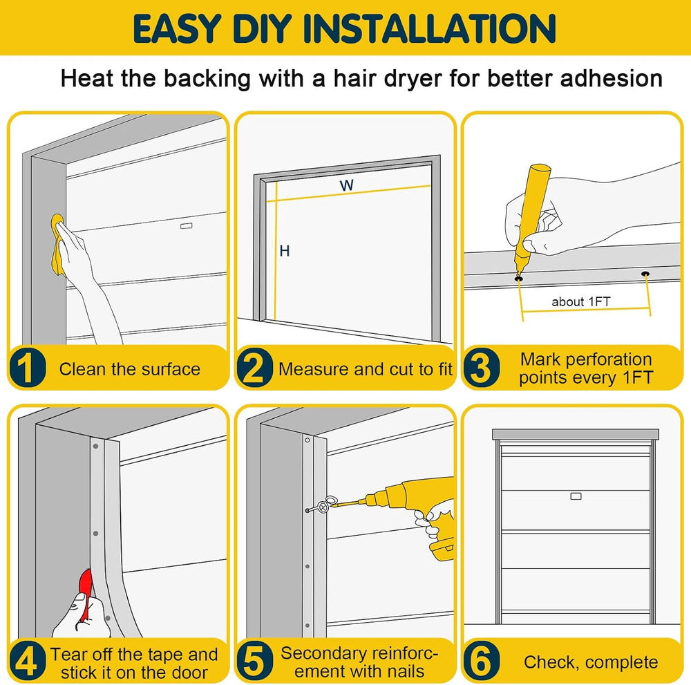 Garage Door Seal Top and Sides - 36 FT TPE Weather Stripping Garage Door Seal...
