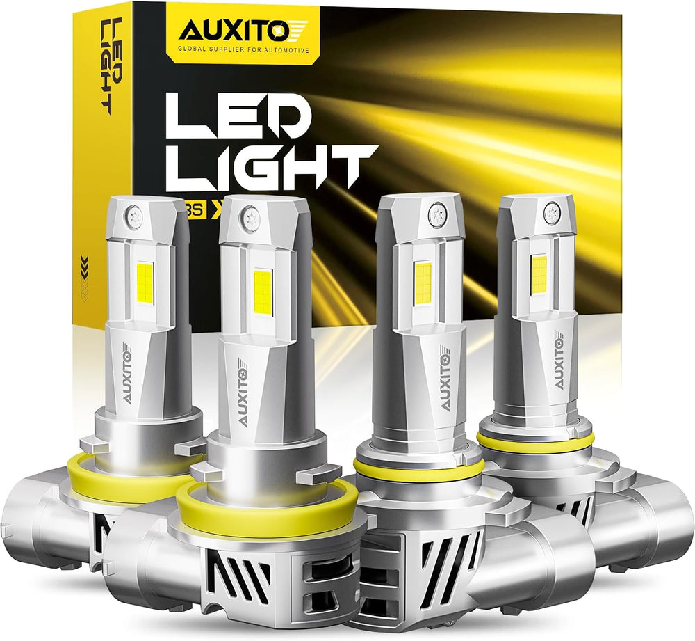 AUXITO 2025 ๐๐๐๐ ๐๐๐ Fog Lights, ๐๐๐๐๐๐๐ Super Bright HB3 H8/H9 Fog Bulbs, Re...