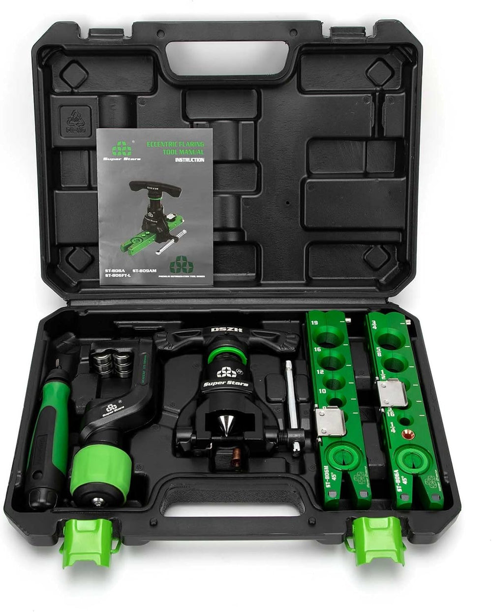 HVAC Flaring Tool Kit for 1/4" - 3/4" Copper Pipe Flare Tool 45°Ecc...
